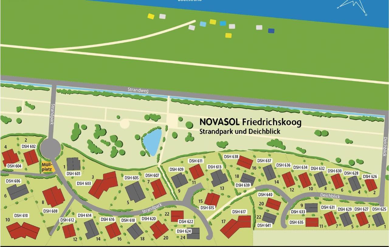 Friedrichskoog-Deichblick 22 Vila Exterior foto